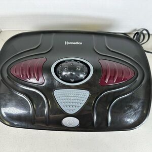 Homedics Vibration Foot Massager with Heat, Soothing Relief, FMV-400HJ-BK